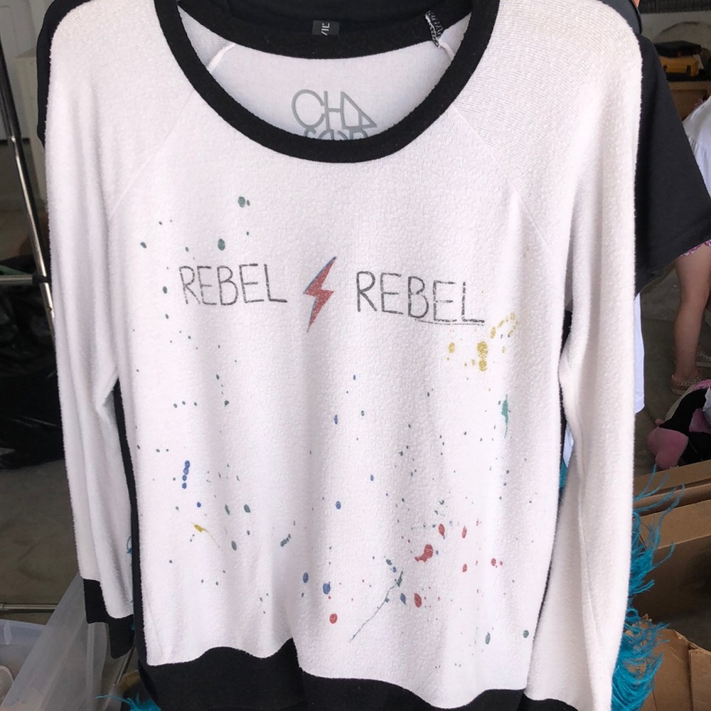 Chaser paint splatter sweatshirt